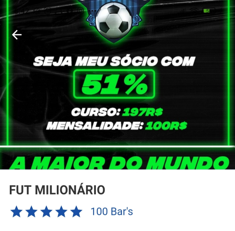 FUT MILIONÁRIO